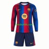 Fotballdrakt FC Barcelona Barn Hjemmetrøye 2026-2027 Langermet